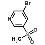 CAS 登录号：445491-71-4， 3-溴-5-(甲基磺酰基)吡啶