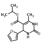 CAS#: 446252-18-2, Isopropyl 4-(2-Furyl)-6-Methyl-2-Oxo-1,2,3,4-Tetrahydro-5-Pyrimidinecarboxylate