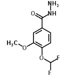 CAS 登录号：446267-81-8， 4-(二氟甲氧基)-3-甲氧基苯甲酰肼