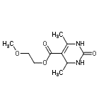 CAS#: 446269-03-0, 2-Methoxyethyl 4,6-Dimethyl-2-Oxo-1,2,3,4-Tetrahydro-5-Pyrimidinecarboxylate