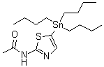 CAS 登录号：446286-45-9， N-[5-(三丁基锡烷基)-1,3-噻唑-2-基]乙酰胺