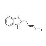 CAS#: 4464-69-1, (2E,4E)-4-(1,3-Benzothiazol-2(3H)-Ylidene)-2-Butenal