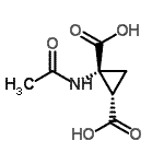 CAS 登录号：446879-45-4， (1R,2S)-1-乙酰氨基-1,2-环丙烷二甲酸