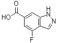 CAS 登录号：447-44-9， 4-氟-1H-吲唑-6-羧酸