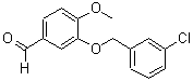 CAS#: 447428-98-0, 3-[(3-Chlorobenzyl)Oxy]-4-Methoxybenzaldehyde