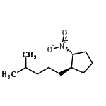 CAS 登录号：448265-31-4， (1R,2R)-1-(4-甲基戊基)-2-硝基环戊烷