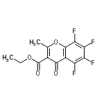 CAS#: 4487-61-0, Ethyl 5,6,7,8-Tetrafluoro-2-Methyl-4-Oxo-4H-Chromene-3-Carboxylate