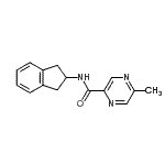 CAS#: 450350-42-2, N-(2,3-Dihydro-1H-Inden-2-Yl)-5-Methyl-2-Pyrazinecarboxamide