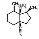 CAS#: 450406-27-6, (1R,3aR,7aS)-1-Hydroxy-1-methyl-7-methyleneoctahydro-3aH-indene-3a-carbonitrile
