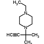 CAS 登录号：451494-49-8， 1-乙基-4-(2-甲基-3-丁炔-2-基)哌嗪