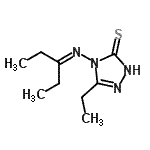 CAS#: 452091-12-2, 5-Ethyl-4-(3-Pentanylideneamino)-2,4-Dihydro-3H-1,2,4-Triazole-3-Thione