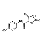 CAS#: 452368-75-1, N-(4-Hydroxyphenyl)-2,4-Dioxo-1,3-Thiazolidine-5-Carboxamide