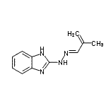 CAS 登录号：453553-33-8， 2-[(2E)-2-(2-甲基-2-丙烯-1-亚基)肼基]-1H-苯并咪唑