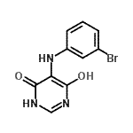 CAS#: 454685-37-1, 5-[(3-Bromophenyl)Amino]-6-Hydroxy-4(3H)-Pyrimidinone