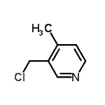 CAS#: 45658-41-1, 3-(Chloromethyl)-4-Methylpyridine