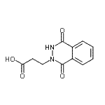 CAS 登录号：4572-80-9， 3-(1,4-二氧代-3,4-二氢-2(1H)-酞嗪基)丙酸