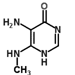 CAS 登录号：45751-74-4， 5-氨基-6-(甲基氨基)-4(1H)-嘧啶酮