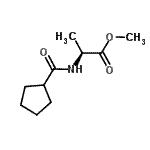 CAS 登录号：457629-18-4， 甲基N-(环戊基羰基)-L-丙氨酸酯