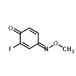 CAS 登录号：458-34-4， (4E)-2-氟-4-(甲氧基亚胺)-2,5-环己二烯-1-酮