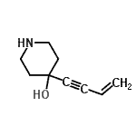 CAS#: 45844-69-7, 4-(3-Buten-1-Yn-1-Yl)-4-Piperidinol