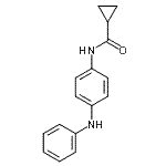 CAS 登录号：458554-43-3， N-(4-苯胺基苯基)环丙烷甲酰胺