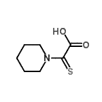 CAS 登录号：45878-17-9， 1-哌啶基(硫代)乙酸