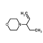 CAS#: 45885-57-2, 4-(1-Penten-3-Yl)Morpholine