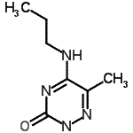 CAS 登录号：459212-74-9， 6-甲基-5-(丙基氨基)-1,2,4-三嗪-3(2H)-酮