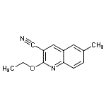 CAS#: 459845-32-0, 2-Ethoxy-6-Methyl-3-Quinolinecarbonitrile