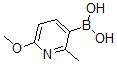 CAS 登录号：459856-12-3， B-(6-甲氧基-2-甲基-3-吡啶基)-硼酸