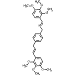 CAS#: 460091-11-6, (E,E)-N,N'-[1,4-Phenylenebis(Methylene)]Bis[1-(2,3,4-Trimethoxyphenyl)Methanimine]