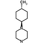 CAS 登录号：460365-14-4， 1-(反式-4-甲基环己基)哌嗪