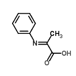 CAS 登录号：460732-20-1， (2E)-2-(苯基亚胺)丙酸