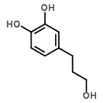 CAS#: 46118-02-9, 4-(3-Hydroxypropyl)-1,2-Benzenediol