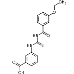 CAS#: 461407-33-0, 3-{[(3-Ethoxybenzoyl)Carbamothioyl]Amino}Benzoic Acid