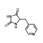CAS 登录号：461412-05-5， 5-(4-吡啶基甲基)-2,4-咪唑烷二酮