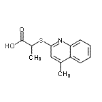 CAS#: 462068-47-9, 2-[(4-Methyl-2-Quinolinyl)Sulfanyl]Propanoic Acid