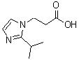 CAS 登录号：462068-54-8， 2-(1-甲基乙基)-1H-咪唑-1-丙酸