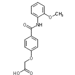 CAS#: 462069-97-2, {4-[(2-Methoxyphenyl)Carbamoyl]Phenoxy}Acetic Acid