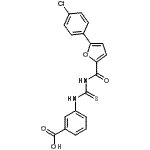CAS#: 462603-86-7, 3-({[5-(4-Chlorophenyl)-2-Furoyl]Carbamothioyl}Amino)Benzoic Acid