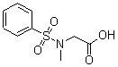 CAS 登录号：46376-16-3， N-甲基-N-(苯磺酰基)-甘氨酸
