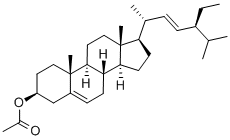 CAS 登录号：4651-48-3， 豆甾醇乙酸酯