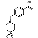 CAS#: 465514-21-0, 4-[(1,1-Dioxido-4-Thiomorpholinyl)Methyl]Benzoic Acid