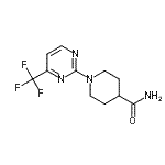 CAS 登录号：465514-29-8， 1-[4-(三氟甲基)-2-嘧啶基]-4-哌啶甲酰胺
