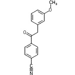 CAS#: 465514-67-4, 4-[(3-Methoxyphenyl)Acetyl]Benzonitrile