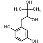 CAS#: 465539-23-5, 2-(2,3-Dihydroxy-3-Methylbutyl)-1,4-Benzenediol