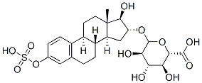 CAS 登录号：4661-65-8， 雌三醇 3-硫酸盐 16-葡糖苷酸