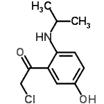 CAS 登录号：466694-14-4， 2-氯-1-[5-羟基-2-(异丙基氨基)苯基]乙酮