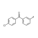 CAS#: 46698-36-6, (4-Chlorophenyl)(3-Fluorophenyl)Methanone
