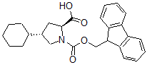 CAS#: 467438-40-0, (2S,4S)-4-Cyclohexyl-1,2-Pyrrolidinedicarboxylic Acid 1-(9H-Fluoren-9-Ylmethyl) Ester